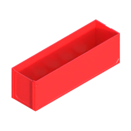 Render of MODULITH 270 Gridfinity Decor Drawer - 1W-1.5H
